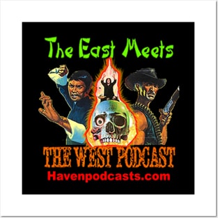 The East Meets the West Podcast Logo Posters and Art